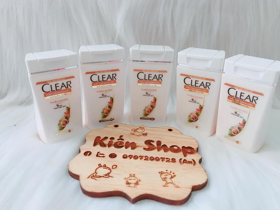 Combo 5 chai Dầu gội clear Thảo dược  50gr