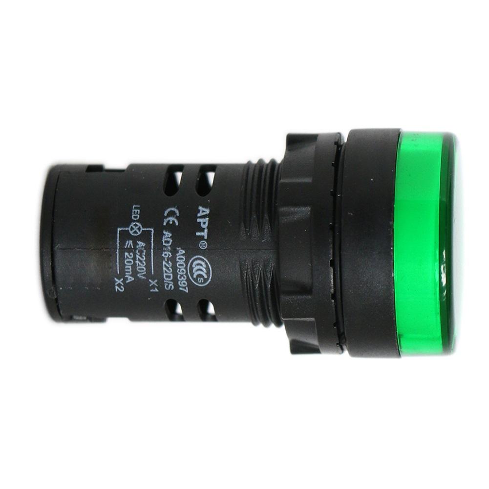 Đèn báo pha  phi 22 XANH