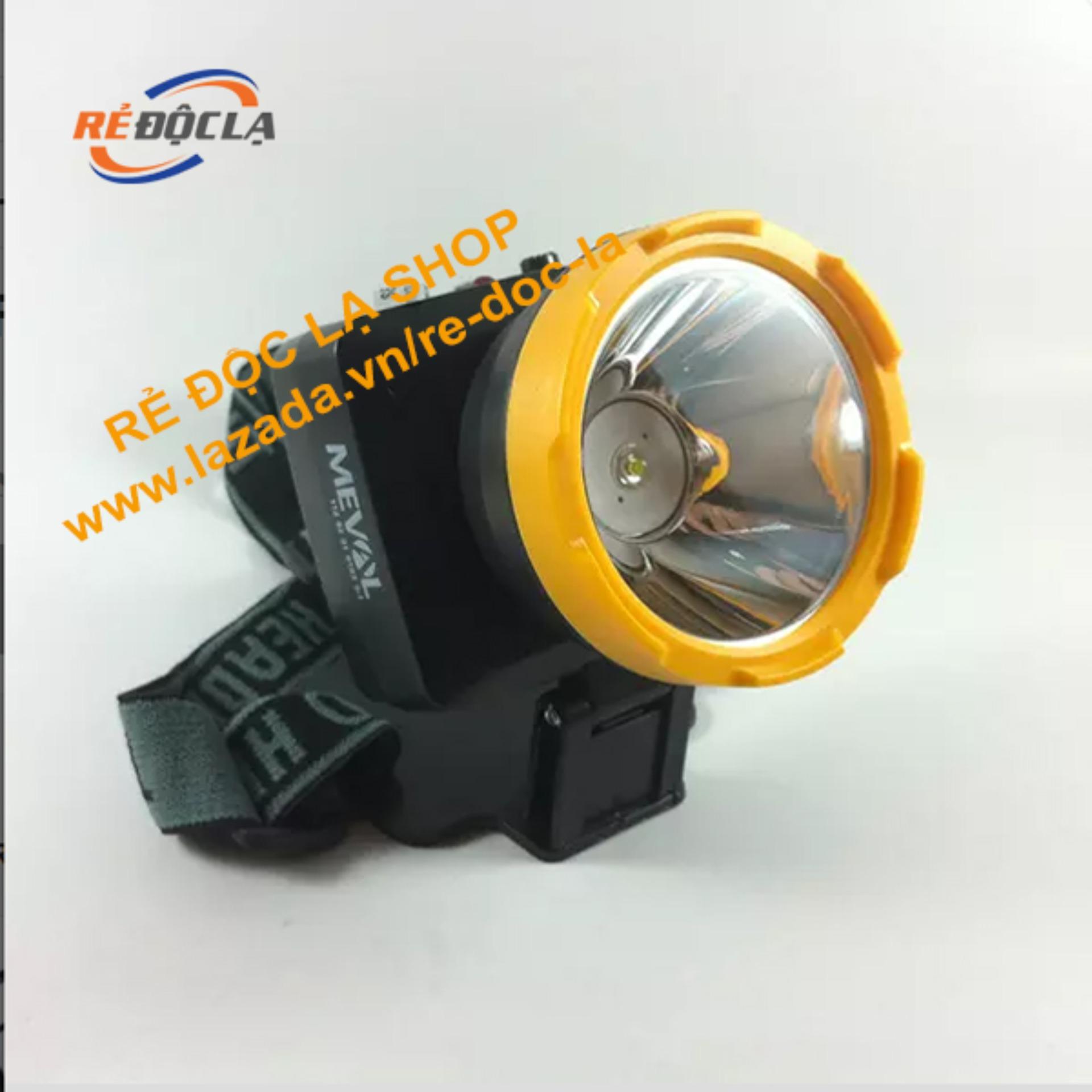 Đèn pin Led đội đầu 3W Meval ( Ánh Sáng Trắng )