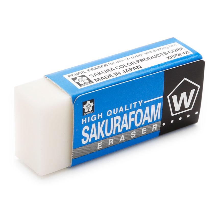 [HCM]BỘ 2 CỤC GÔM TẨY SAKURA FOAM 60 (43x17x10.3 MM)
