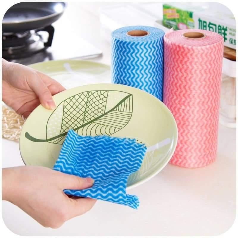 COMBO 10 CUỘN KHĂN LAU DẦU MỠ ĐA NĂNG