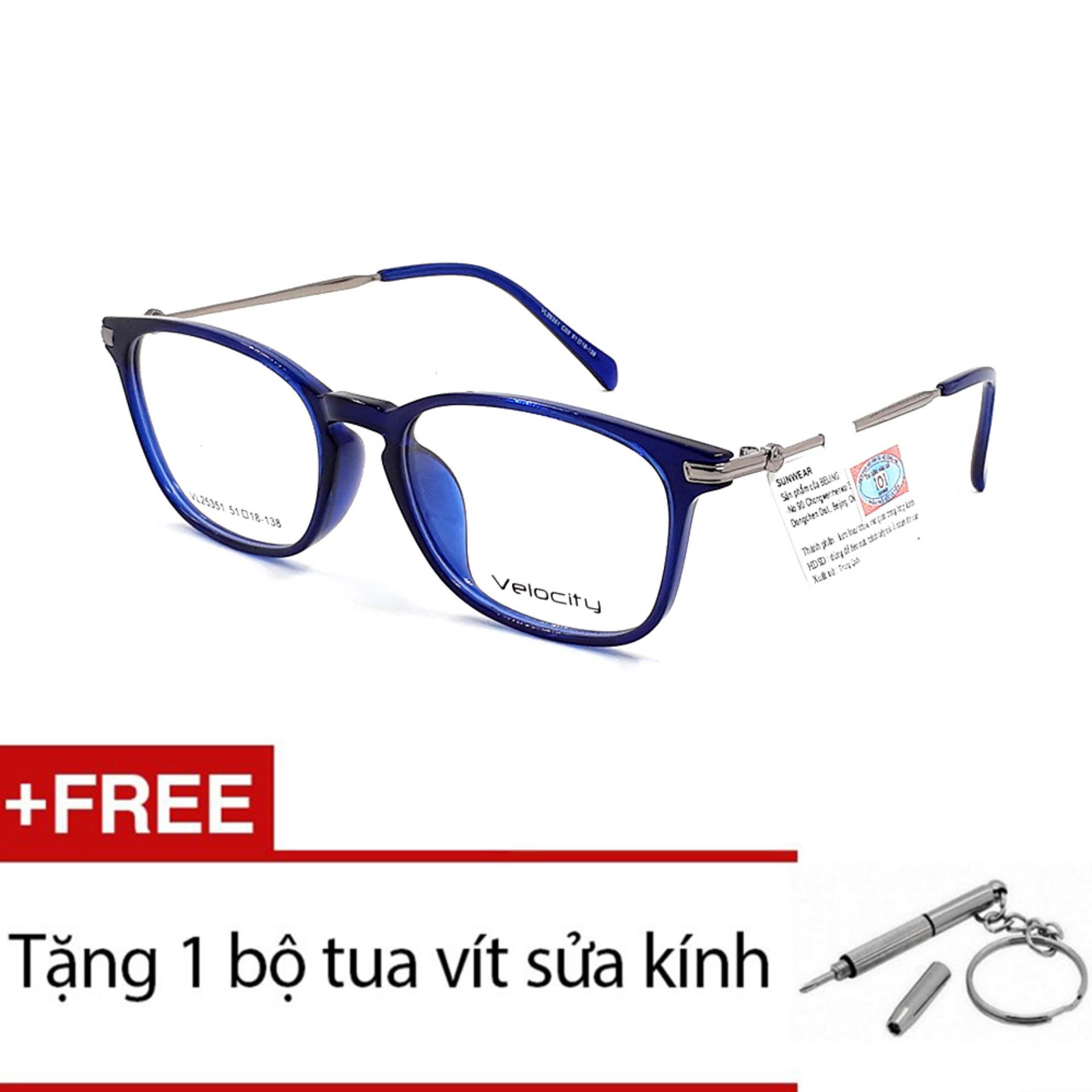 GỌNG KÍNH VELOCITY VL25351 C03 (Tặng tua vít sửa kính)
