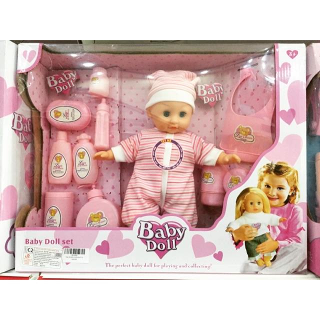 Búp bê baby doll em bé ăn dặm