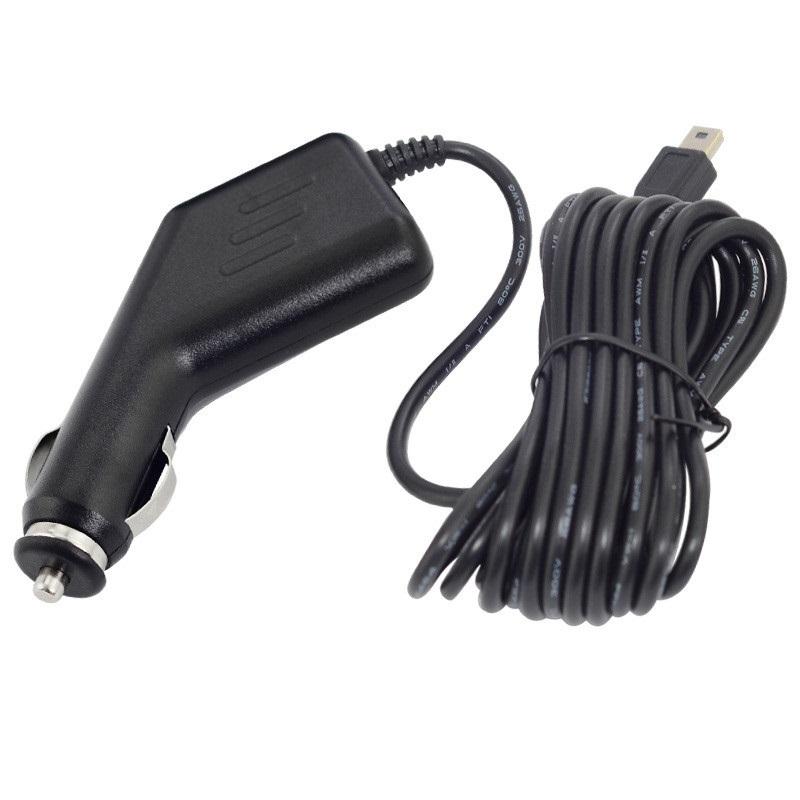 Dây mini usb kèm tẩu sạc dài 3.5m 2a cho camera, gps trên ô tô
