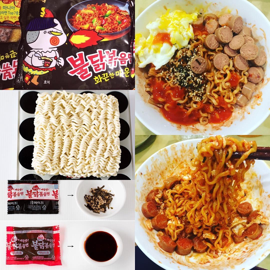 5 gói mỳ cay hàn quốc samyang