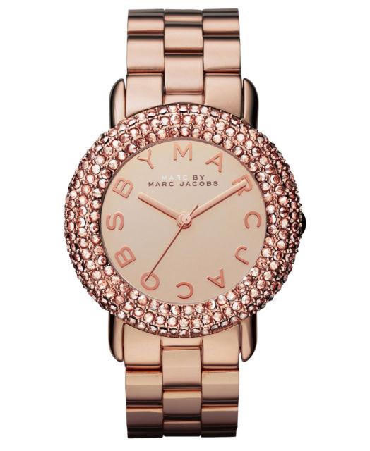 Đồng hồ nữ Marc Jacobs MBM3192 vỏ thép size 36mm (Vàng hồng)