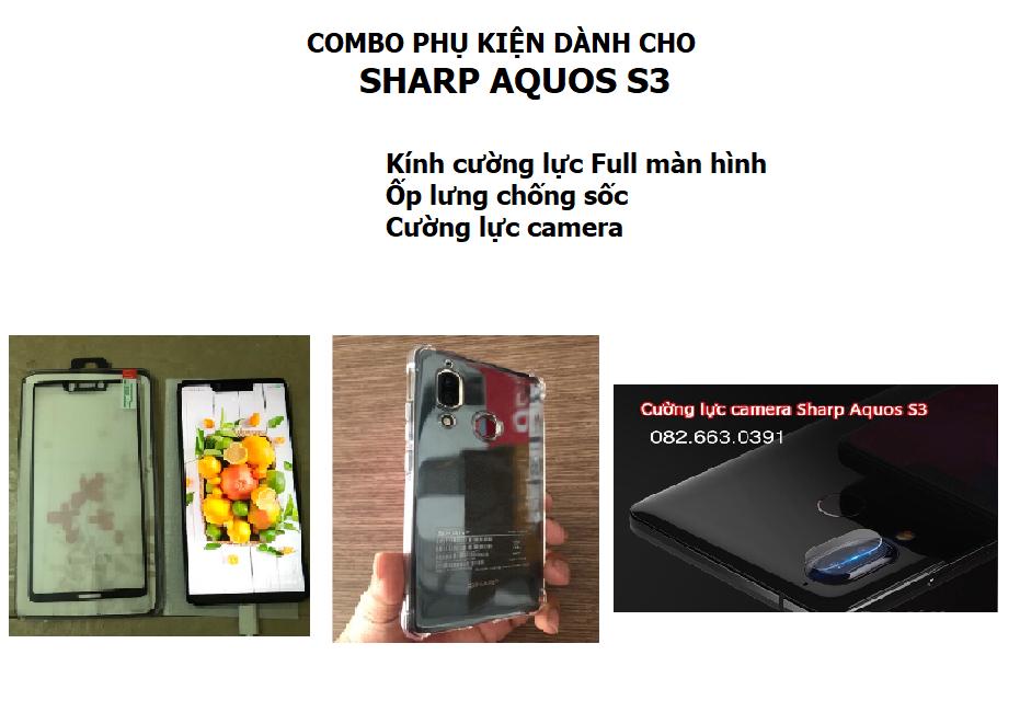 Combo phụ kiện dành cho Sharp Aquos S3