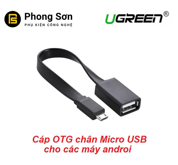 Cáp OTG Micro USB 2.0 UGREEN 10821