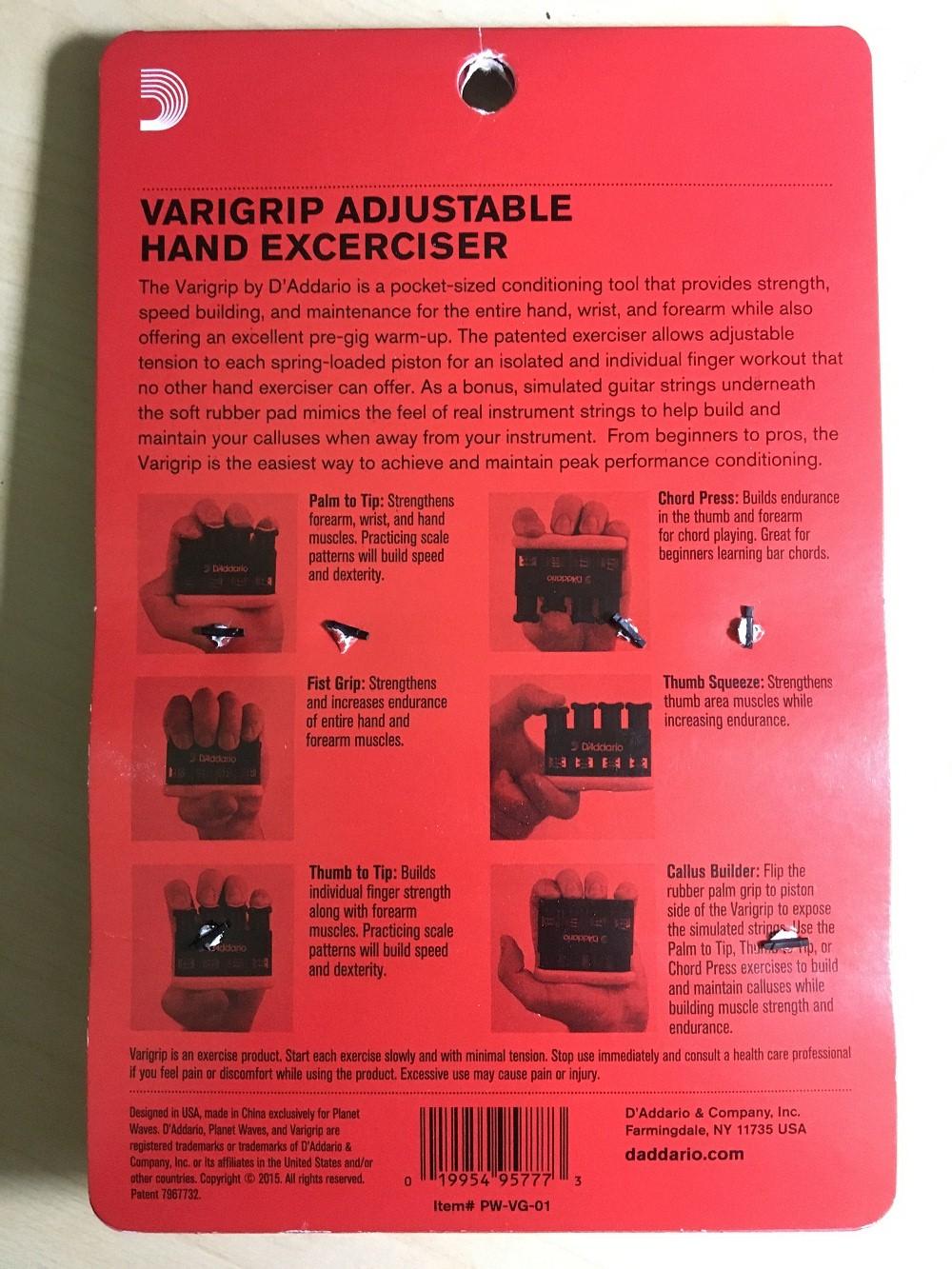 DỤNG CỤ TẬP NGÓN TAY D’ADDARIO PWVG01