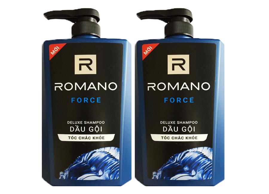 Combo 2 chai dầu gội Romano Force 650g/chai