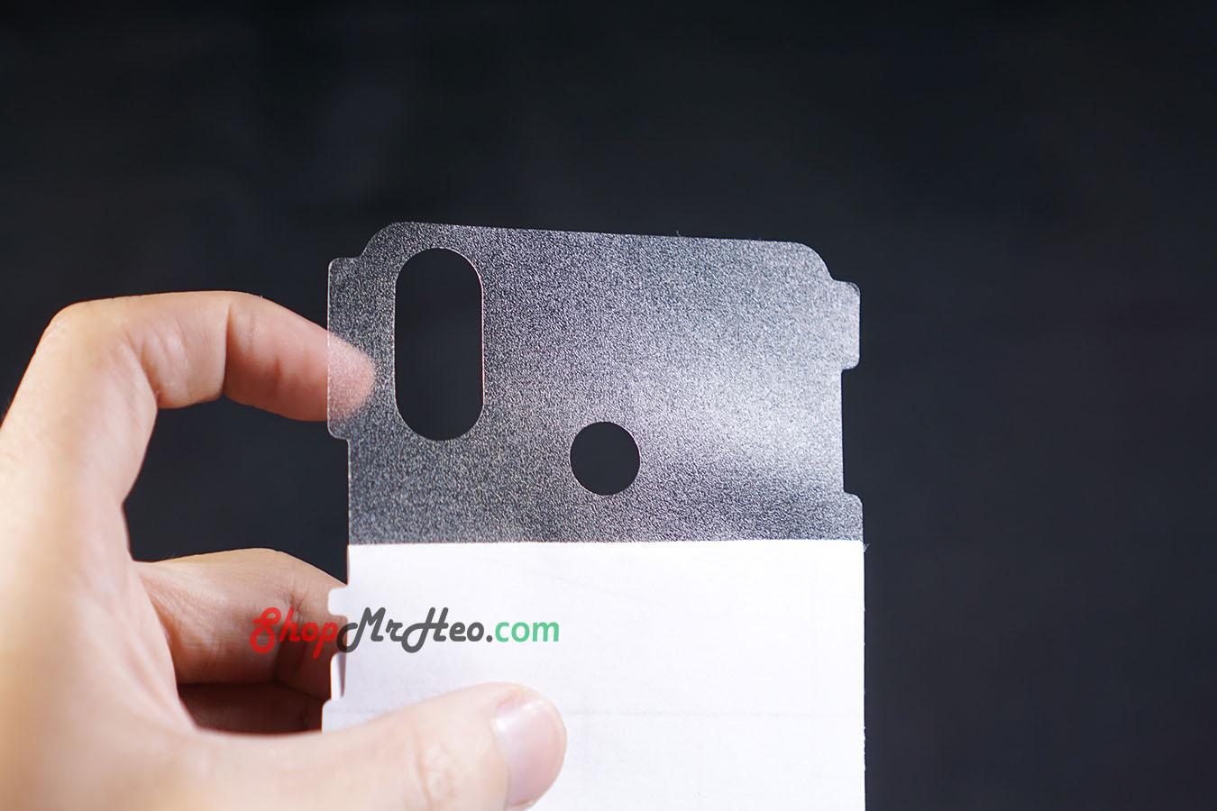 [HCM]Bộ 3 Skin Dán Mặt Lưng Vân 3D Xiaomi Mi Max 3