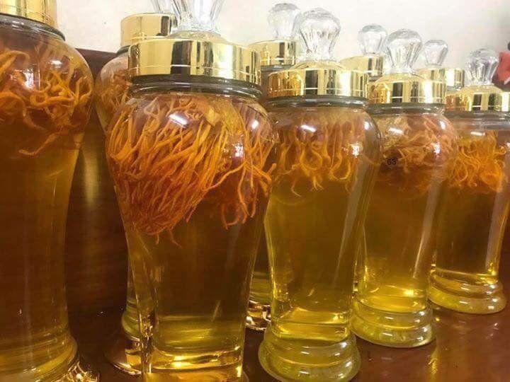 Bình thuỷ tinh ngâm sâm 5 lít- có van