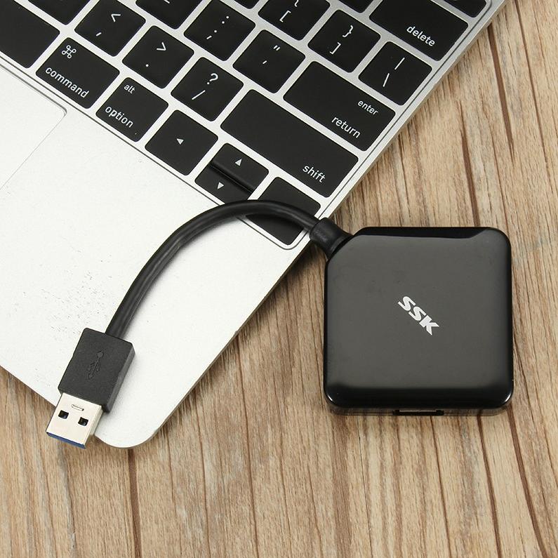 Hub USB 4 cổng 3.0 SSK SHU310 (Đen)