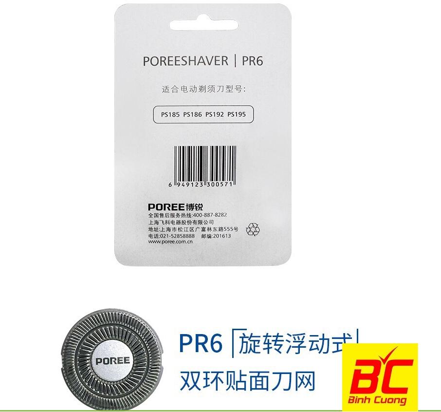 Lưỡi dao cạo râu Poree PR6