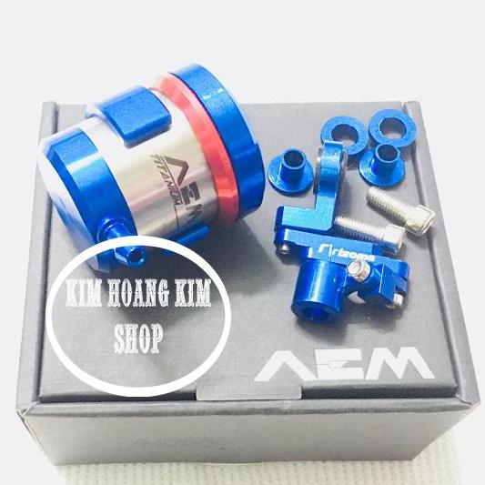 Bình Dầu AEM Titanium (màu Xanh) + pass bình dầu ri.zoma