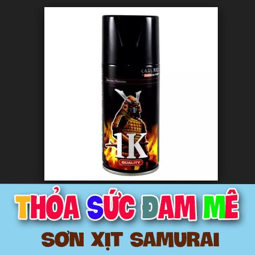 Sơn samurai bóng - Chai bóng k1k sơn xịt samurai