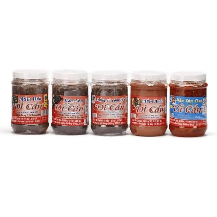 Mắm dưa Dì cẩn Đà Nẵng chợ Hàn hủ 500mg