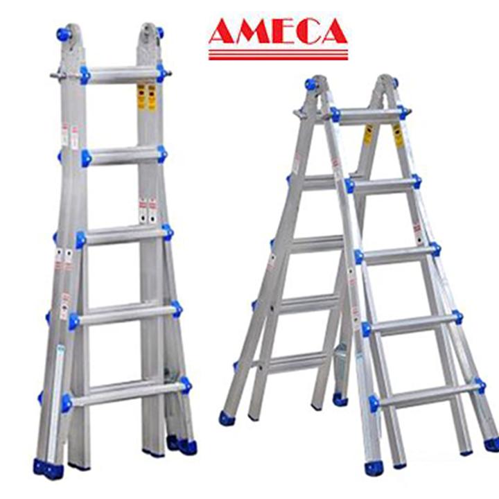 Thang Nhôm Gấp Trượt AMECA AMB45 - 5,3m tải trọng 150kg