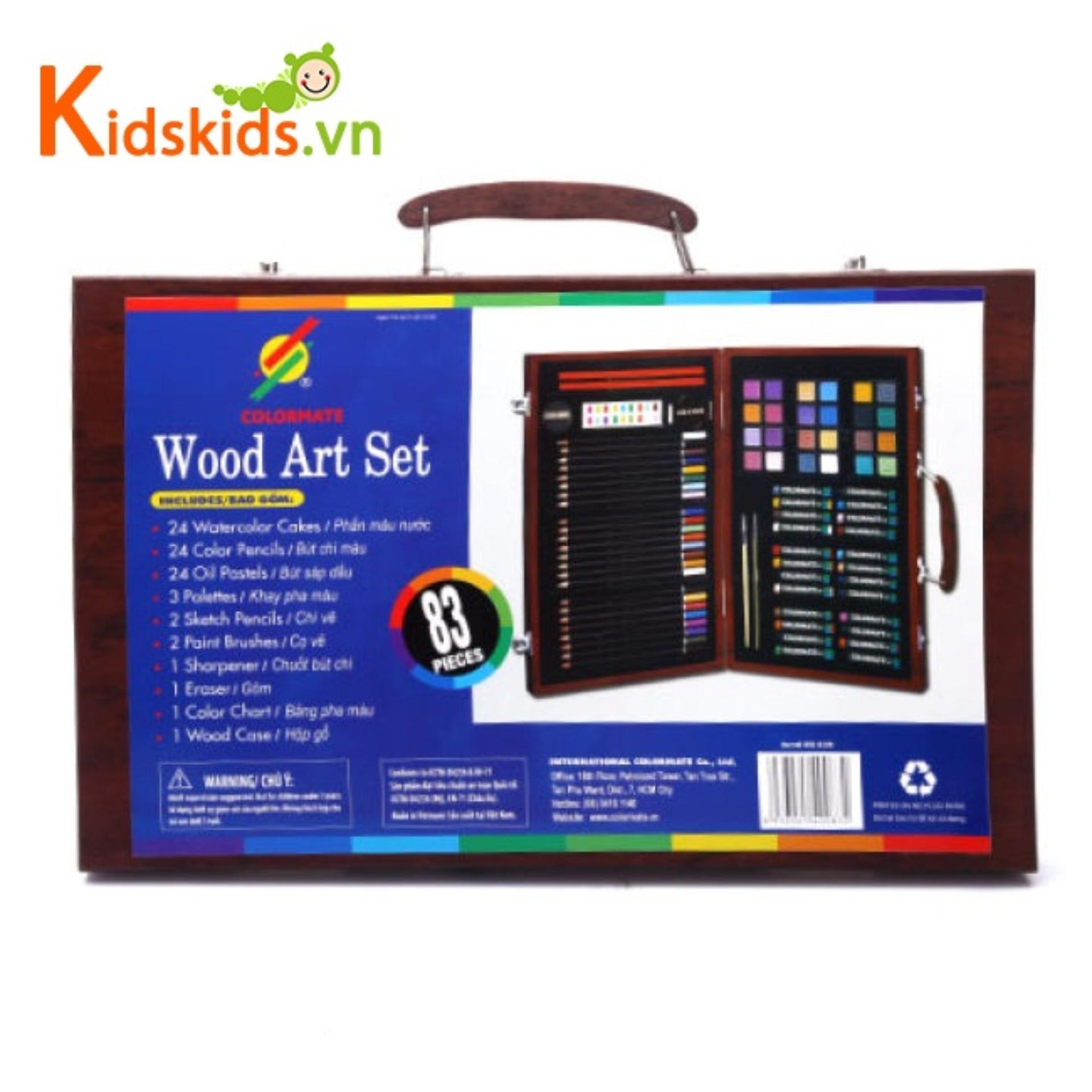 Bút màu hộp gỗ M 83 Colormate