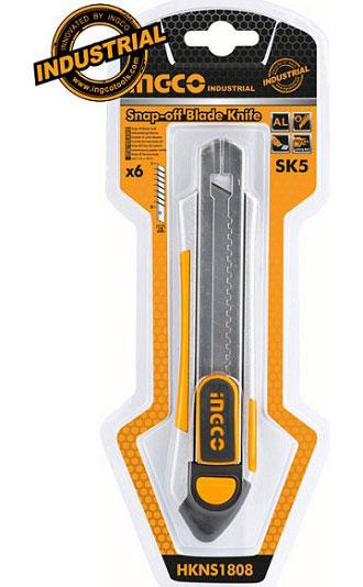 100x18mm Dao rọc giấy INGCO HKNS1808