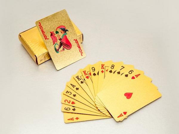 BỘ BÀI TÂY MẠ VÀNG 24K CAO CẤP