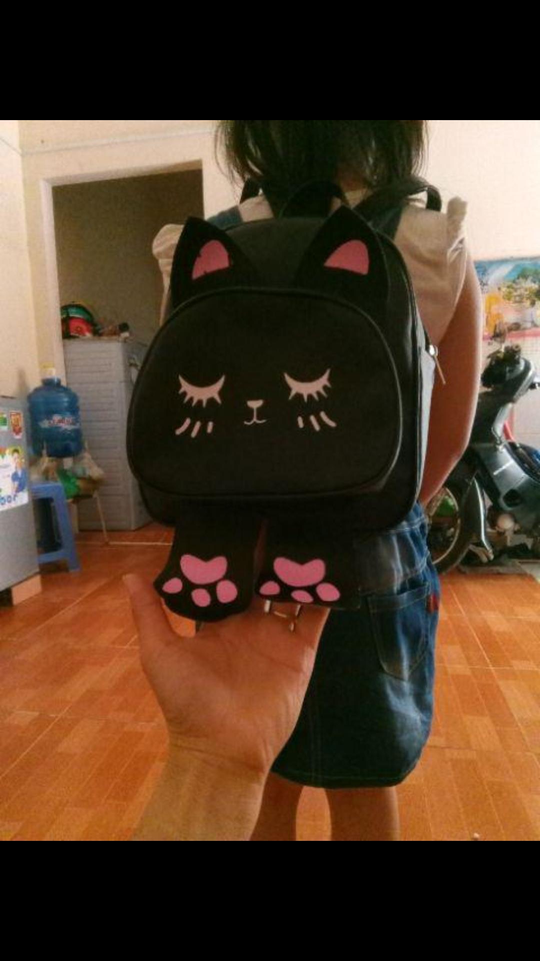 [HCM]Balo Da Mini Con Mèo Cute