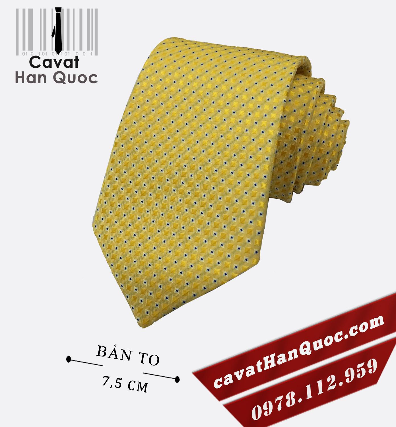 CÀ VẠT - CARAVAT VÀNG CHẤM BI