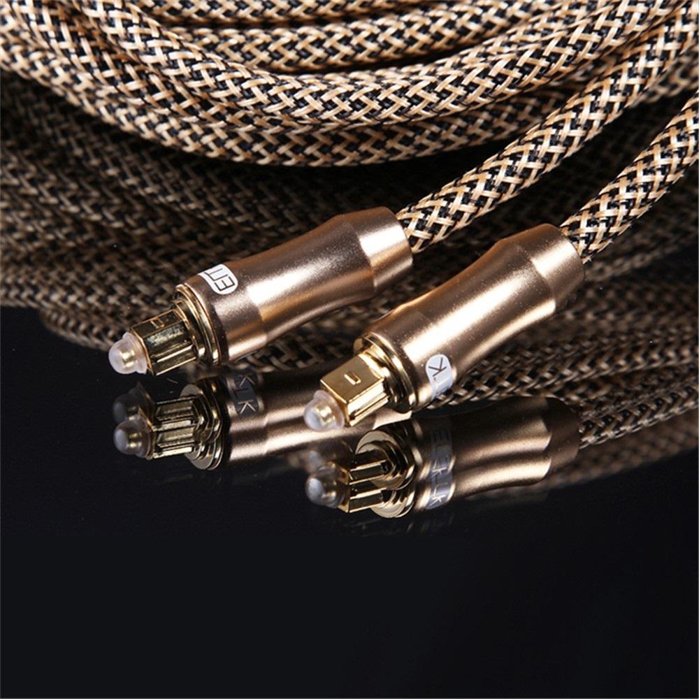 Cáp quang Cable ETK Toslink OPTICAL 3M (mạ vàng 24k)