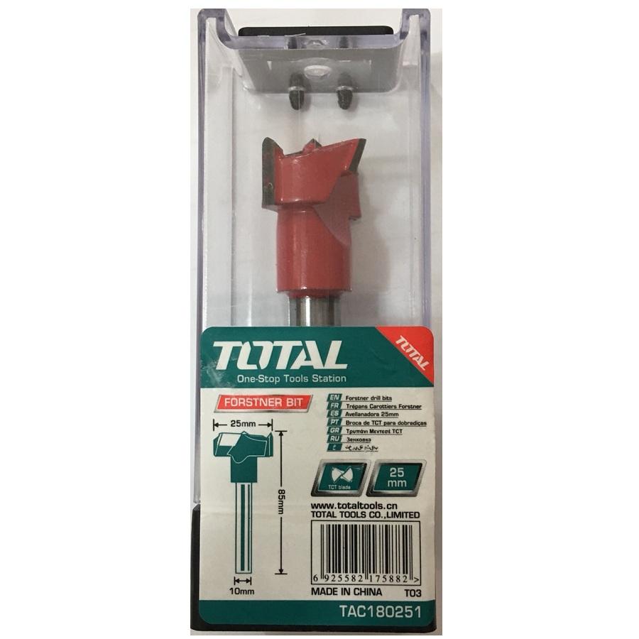 Mũi khoan khoét gỗ Total TAC180251 (25mm)