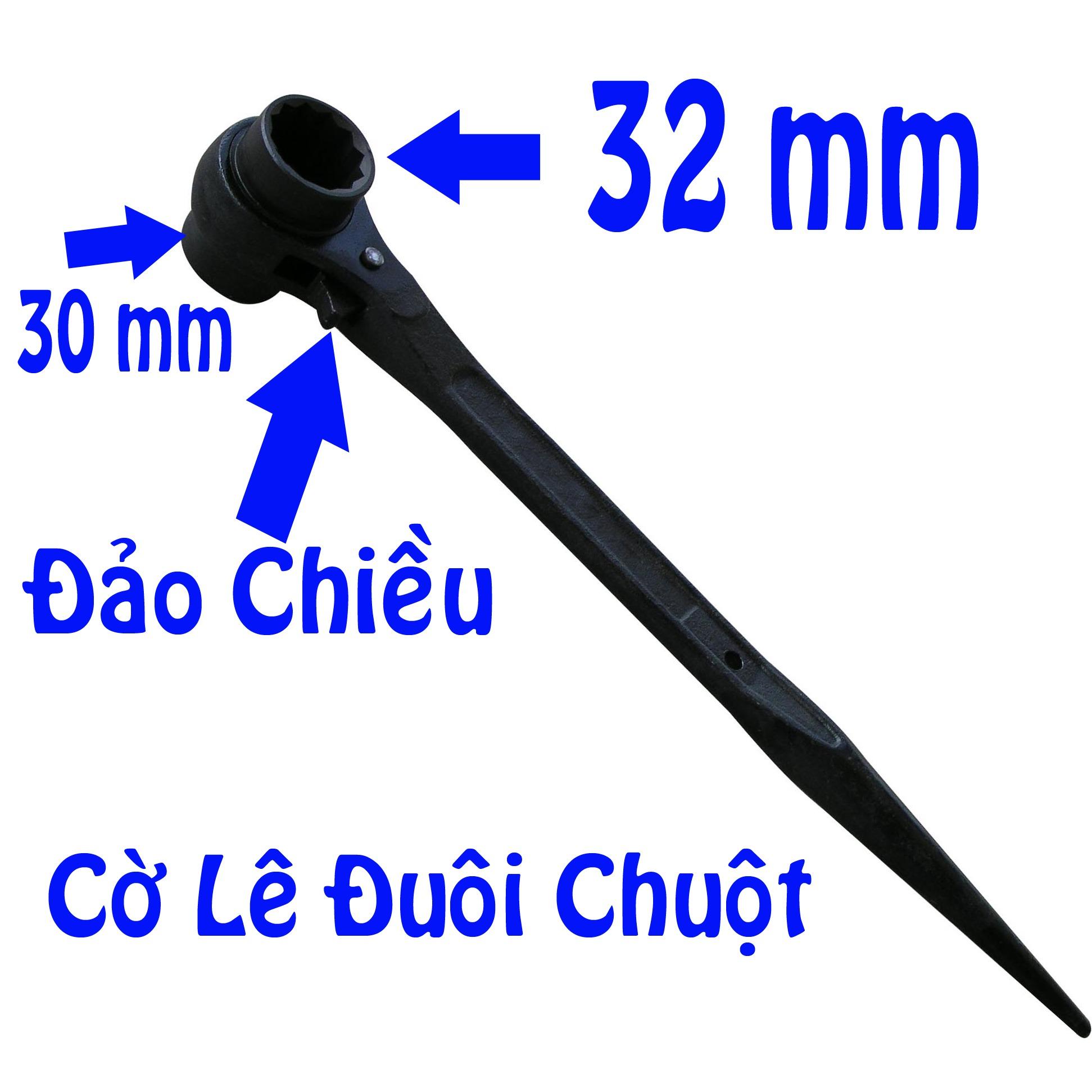 Cờ lê tự động 30-32mm; cà lê đuôi chuột; co le tu dong