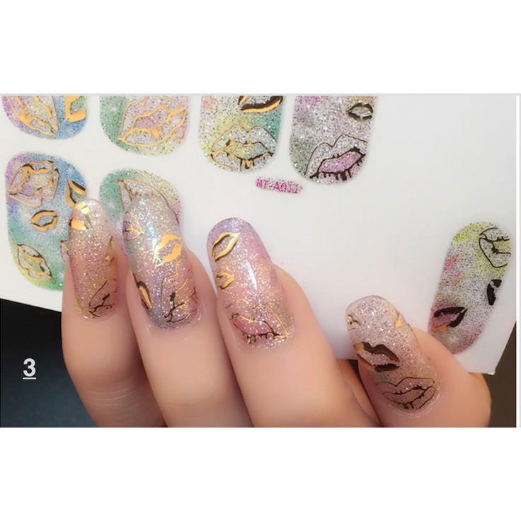 [HCM]Nail art sticker hình dán móng N21