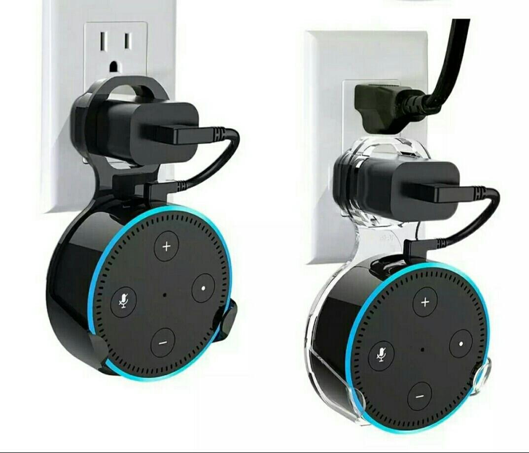 Case treo tường Echo Dot 2 có sẵn cáp nguồn micro USB