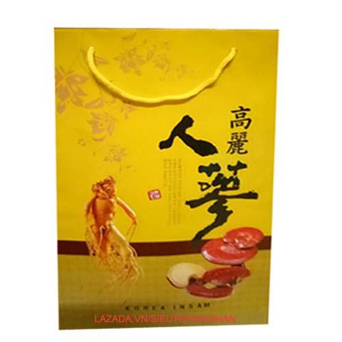 Nấm linh chi Đỏ Thượng Hạng Hàn Quốc Đóng Khay Mây Sang Trọng 1Kg - TRỢ GIÁ MẠNH