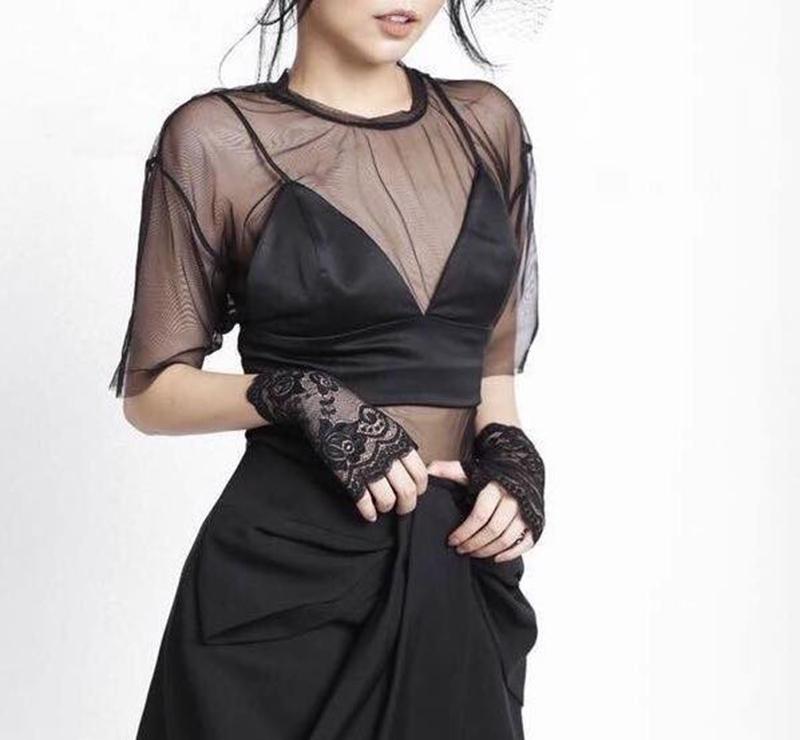 Bra satin, áo lót dài vải phi bóng  bhl1473