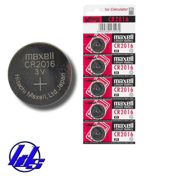 Pin CR2016 Maxell Vỉ 5 viên - Made in Japan