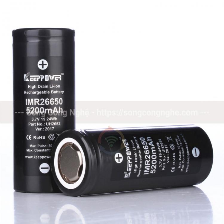 Pin sạc KeepPower IMR 18350 - 750 mAh
