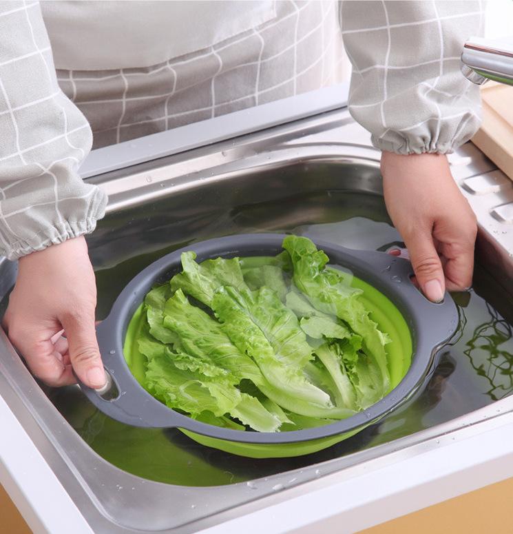 Bộ 2 Rổ Xếp Gọn Cao Cấp