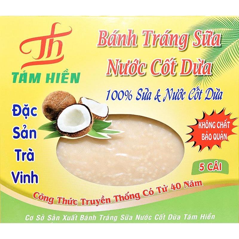 Bánh tráng sữa nước cốt dừa Tám Hiền (Loại 250g)