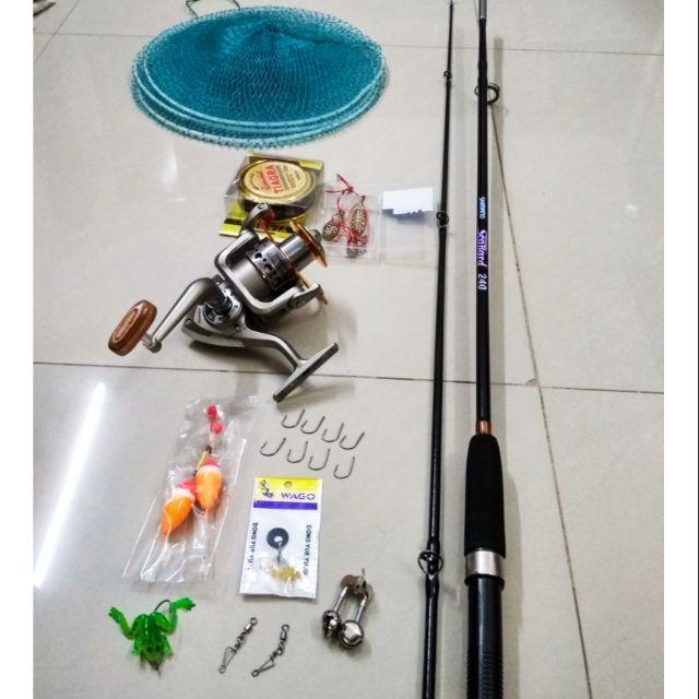 Combo bộ cần câu Shimano - máy yumoshi LC big sale