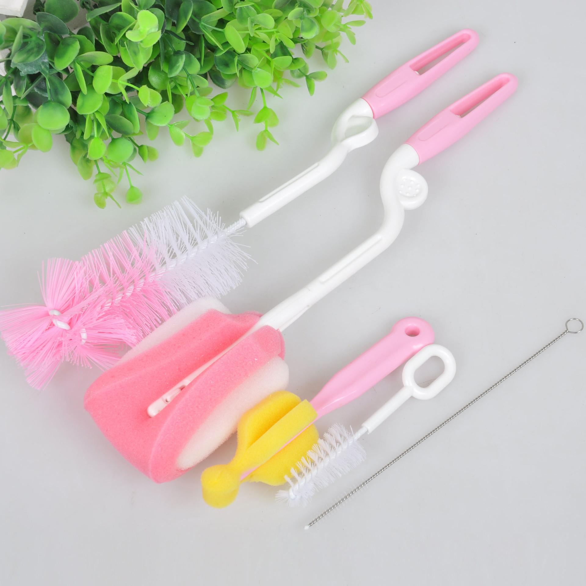 Bộ 5 dụng cụ cọ rửa bình sữa cho bé