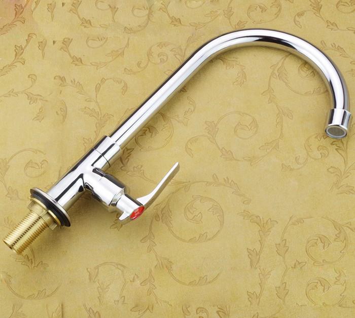 Vòi rửa bát, vòi bếp cho chậu nước lạnh (vòi dọc gắn chậu)