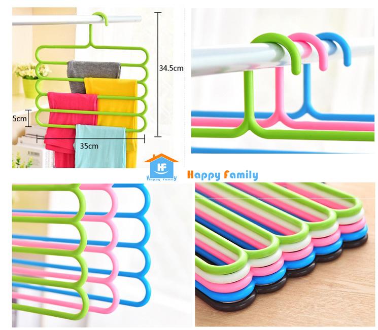 【Có bỏ sỉ 】Giá treo quần 5 tầng -2cái