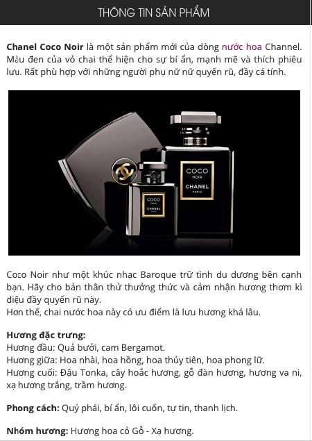 [Flash Sale] Nước hoa Chanel Coco Noir chiết lọ 10ml - Pháp