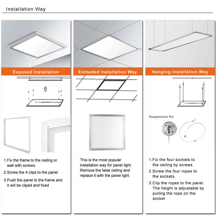 Bộ 2 Đèn Led Tấm (Panel) 600x600 INTELEC 40W - Ánh sáng trắng