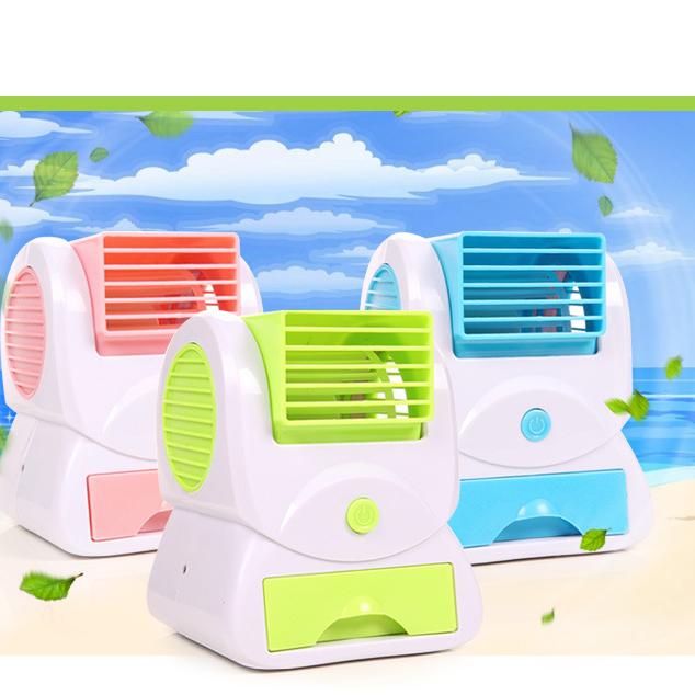 [HCM]Quạt điều hòa mini có khay chứa đá (Màu ngẫu nhiên)