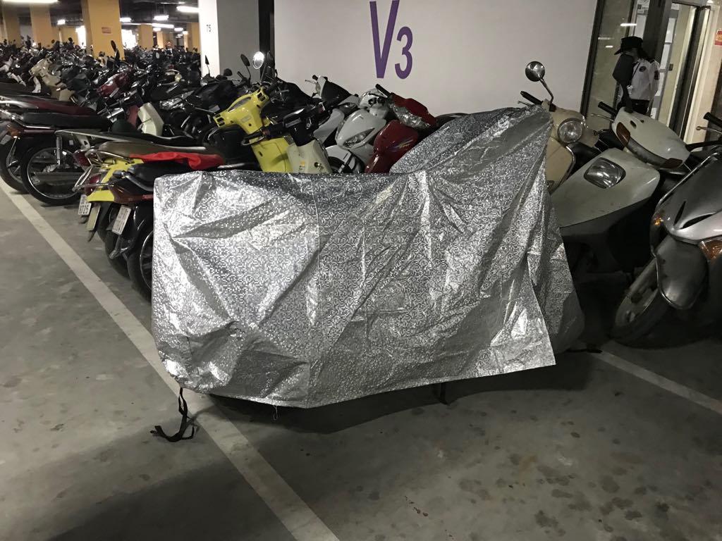 Bạt phủ xe máy PCX, SH to
