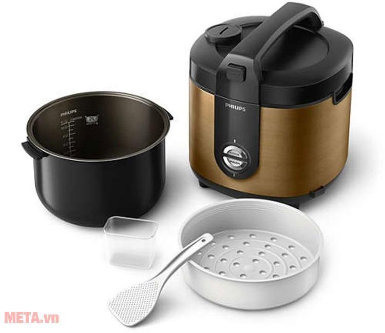 Nồi cơm điện Philips HD3132/68 (màu đồng)