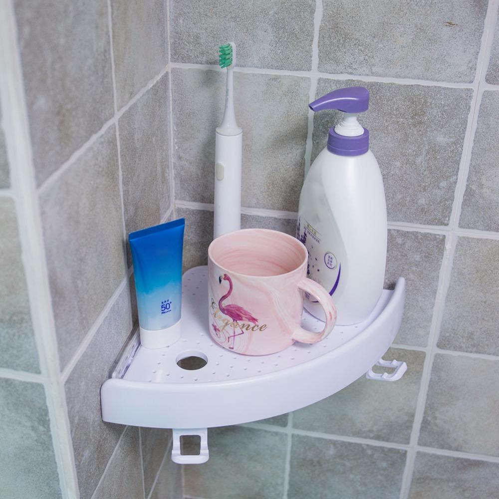 Kệ phòng tắm dầu gội sữa tắm lưu trữ nhà bếp SNAPUP tam giác tiết kiệm diện tích