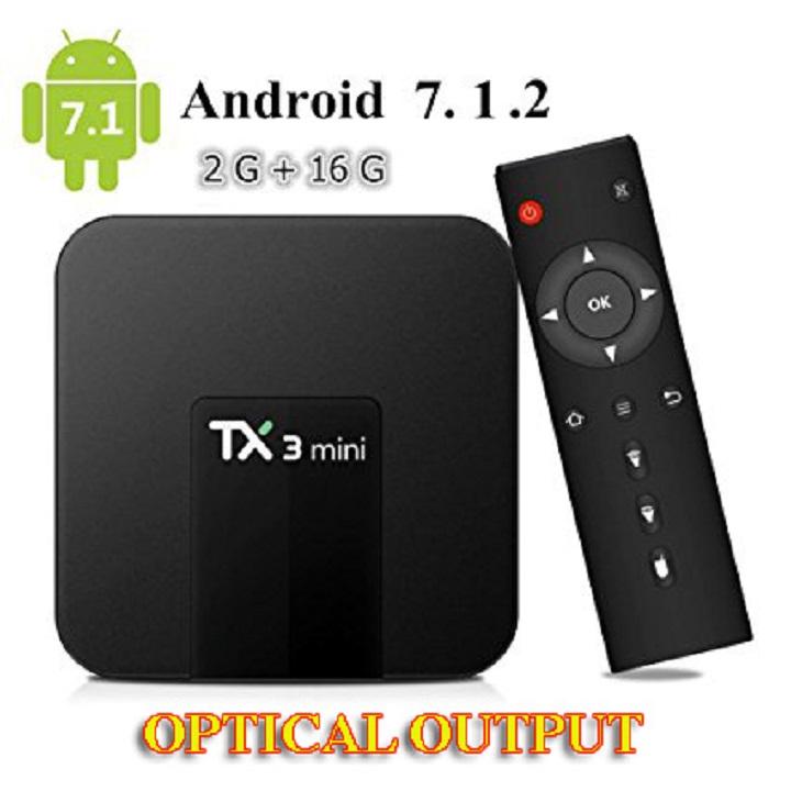 Android TV box TX3 Mini  2G Ram  16G rom có cổng quang