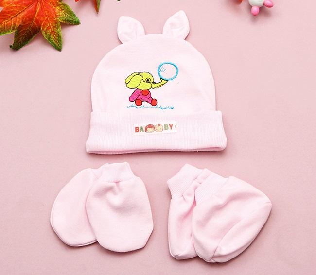 [HCM] 5 Bộ Bao tay chân và nón tai thỏ cho bé